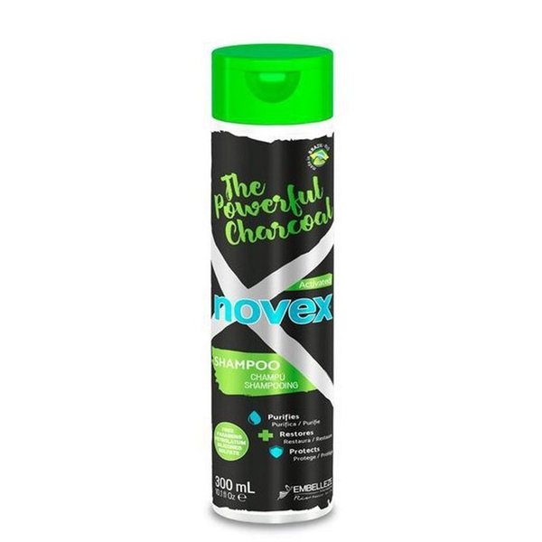 The Powerfull Charcoal Shampoo 300ml NOVEX OUTLET